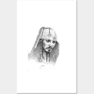 Johnny Depp Captain Jack Sparrow Posters and Art